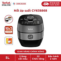 Nồi áp suất điện đa năng Tefal Smart Pro IH CY638868 - 5L - Nấu nhanh tiết kiệm thời gian - 19 thực đơn nấu ăn và 3 chế độ đặc biệt - Tối ưu hương vị và dinh dưỡng món ăn - Hàng chính hãng
