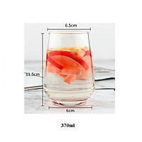 Ly thủy tinh kiểu ovan cao cấp ES7018 |350ml-370ml