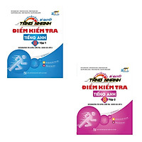 Sách - Combo Bí quyết tăng nhanh điểm kiểm tra Tiếng Anh 8 - Tập 1 + Tập 2