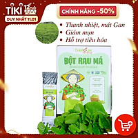 Bột Rau Má hữu cơ nguyên chất sấy lạnh Dalahouse - Hộp 20 gói nhỏ 3gr định lượng sẵn cho 1 lần sử dụng - Giải độc, mát gan, thanh nhiệt cơ thể, giảm mụn, đẹp da. Kháng khuẩn, giảm viêm, hỗ trợ tiêu hóa