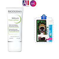 Kem dưỡng kiềm dầu Bioderma sebium pore refiner 30ml TẶNG bông tẩy trang Jomi và mặt nạ Sexylook ( Nhập khẩu)
