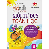 Vietmath – Cùng con giỏi tư duy toán học 4-dành cho trẻ từ 4-6 tuổi-Mcbooks
