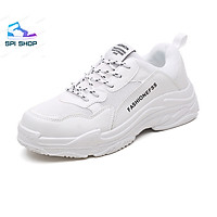 Giày Thể Thao Nam Full Trắng S59 Đế Cao