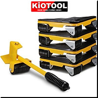 Bộ dụng cụ di chuyển đồ vật nặng trong nhà thông minh KIOTOOL tải trọng 600kg chuyên dụng di chuyển don nhà - Màu ngầu nhiên