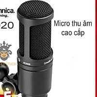 Micro Audio Technica AT2020 Cho Thu Âm Hát Livestream Phòng Thu Chuyên Nghiệp Âm Thanh Sống Động