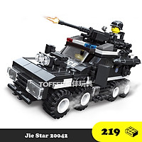 Đồ chơi lắp ráp xe cảnh sát đặc nhiệm - Jie Star Police Car S.W.A.T 20041-42 - Đồ chơi xếp hình trí tuệ