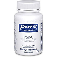 Pure Encapsulations - Iron-C - Hypoallergenic Supplement Supports Optimal Muscle Function - 60 Capsules