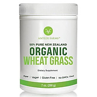 Bột cổ lúa mì hữu cơ Antler Farms 100% Pure New Zealand Organic Wheatgrass Powder