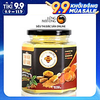 Tinh nghệ nếp vàng Honimore nguyên chất hũ 200g - Tinh bột nghệ nguyên chất