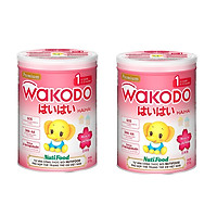 Bộ 2 Lon Sữa Bột Wakodo HaiHai Số 1 - 830g