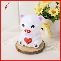 Đèn Ngủ/Đèn Trang Trí Cảm Ứng Hình Gấu - Hàng Chính Hãng