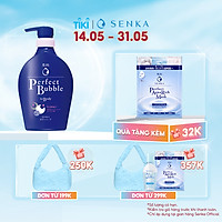 Sữa tắm dưỡng ẩm hương hoa tươi mát Senka Perfect Bubble for Body Floral Plus 500ml