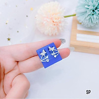 Bông kẹp vành SIÊU XINH khuyên tai bạc nữ mẫu mã đẹp, sắc nét