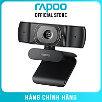 Webcam USB tích hợp micro Rapoo C200 ống kính hỗn hợp độ phân giải HD 720P - Hàng chính hãng