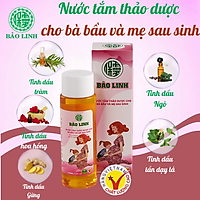 Nước Tắm Tinh Dầu Thảo Dược Bảo Linh Cho Bà Bầu, Mẹ Sau Sinh dung tích 70ml siêu tiết kiệm