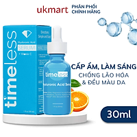 Serum Timeless HA + Vitamin C Cấp Ẩm, Làm Sáng Da 30ml Hyaluronic Acid Vitamin C Serum