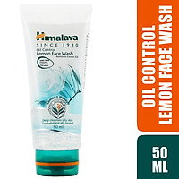 Sữa Rửa Mặt Chanh Kiểm Soát Dầu giảm thiểu Dầu Thừa Himalaya Herbals (50ml)