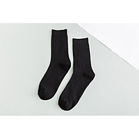 Vớ Cao Trơn Ulzzang Tất Nữ Cổ Cao Nhật Bản Cao Cấp Cotton Màu Trơn Vớ Nữ Trơn Hàn Quốc Cổ Cao