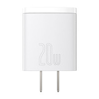 Củ sạc nhanh PD 20W Baseus Compact Quick Charger chuôi dẹt 1 cổng Usb và Type-C - Hàng chính hãng