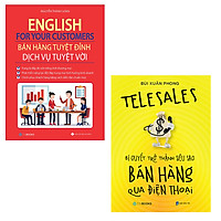 Combo English For Your Customers - Bán Hàng Tuyệt Đỉnh Dịch Vụ Tuyệt Vời + TeleSales - Bí Quyết Trở Thành SIêu Sao Bán Hàng Qua Điện Thoại