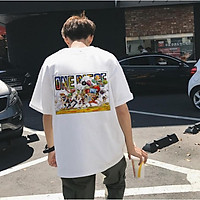 HXẢ HÀNG Free Ship Áo Thun Tay Lỡ Unisex One Piece Mùa Đông Siêu Ngầu
