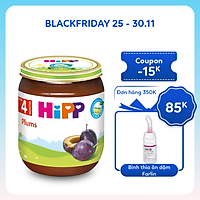 Dinh dưỡng đóng lọ ăn dặm Mận tây HiPP Organic 125g