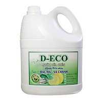 Nước Rửa Chén ️ Nước Rửa Chén Hương Thiên Nhiên Bạc Hà - Sả Chanh Loại 4 Lít ️