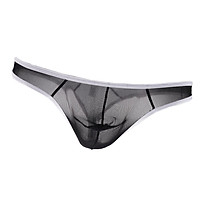27-35inch Sexy Mens See-through Mesh Underwear Mesh Pouch Briefs Bikini Underpants
