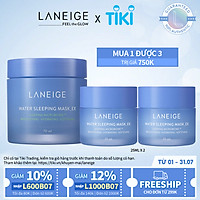 Bộ Mặt Nạ Ngủ Dưỡng Ẩm Laneige Water Sleeping Mask EX 70ml + 50ml