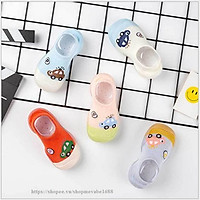 Giày bún đế mềm tập đi cho bé, Giày bún hình ô tô xinh xinh cho bé trai bé gái