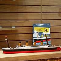 Đồ chơi mô hình giấy cao cấp 3D Thuyền Titanic chính hãng SASSI JUNIOR của Ý 3D Modeling TITANIC