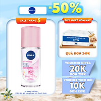 Lăn Ngăn Mùi Nivea Serum Trắng Mịn Hương Hoa Hồng Hokkaido (40ml) 85301