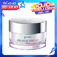 (Mẫu Mới 2020) Kem Dưỡng Da Trắng Da Cao Cấp Chiết Xuất Ốc Sên Goodal Premium Snail Tone Up Cream 30ml