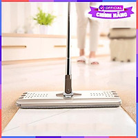 Cây Lau Nhà Tự Vắt Phẳng Vouller 360 Độ Thông Minh + Tặng Kèm 2 Miếng Lau Nhà Cao Cấp - Hàng Chính Hãng