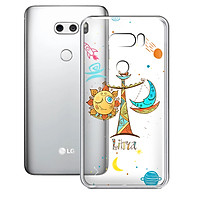 Ốp lưng Dẻo cho điện thoại LG V30 - 01253 8049 LIBRA 01 - In Nổi Họa Tiết - Cung Thiên Bình - Hàng Chính Hãng