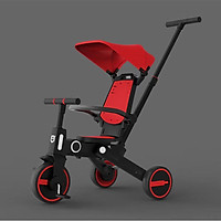 Xe đẩy 3 bánh hai chiều kiêm xe chòi chân cho bé gấp gọn, dành cho bé từ 1 - 5 tuổi Trọng tải 40kg, siêu nhẹ 6kg