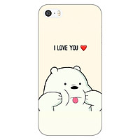 Ốp lưng dẻo cho Apple iPhone 5 / 5s _Ice Bear