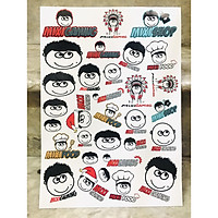Set 60 Sticker Hình Độ Mixi