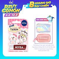 Son Dưỡng Môi Nivea Pomegranate Shine Caring Lip Balm - Tặng Kèm Ốp Son - 85207