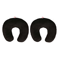 Combo 02 Gối Cổ Thivi Màu Trơn 14 - Đen