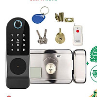 Khoá cửa thông minh - Mở bằng mã số, thẻ từ, vân tay và điện thoại