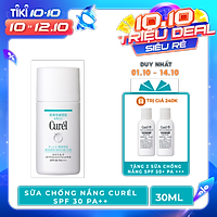 UV Sữa Chống Nắng Curel UV Protection Face Milk SPF 30 PA++ (30ml)