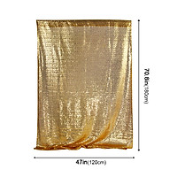 Shimmer Sequin Restaurant Curtain Wedding Photobooth Backdrop Party Photography Background