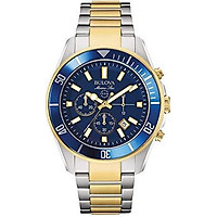 Bulova Men's 98B230 Marine Star Chronograph Japanese Quartz Two Tone Watch