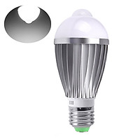 A C 85-265 V 7 W LEDs Light Bulb with PIR Motion Sensor & Light Control Auto Detection Lamp Sensitive Human Motion