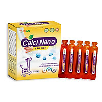 CALCI NANO MILK TẢO BIỂN- Giúp Bổ Sung Can Xi Cho Bé Hộp 20 ống 10ml