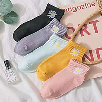 (1 đôi) Tất hoa cúc cho bạn nữ, tất hoa cúc Hot trend - Giao màu ngẫu nhiên