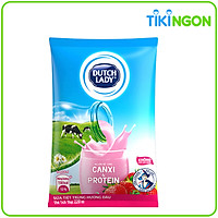 Bịch Sữa Tiệt Trùng Dutch Lady Cô Gái Hà Lan Dâu 220ml