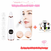 Anself Electric Blackhead Remover with 5 Acne Needles Facial Pore Cleanser Nose Blackhead Acne Vacuum Extractor Face Blackhead