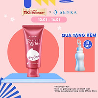 Sữa rửa mặt dưỡng da sáng hồng Senka Perfect Whip Berry Bright 100g